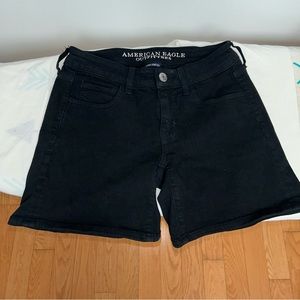 Denim Black Jean Shorts